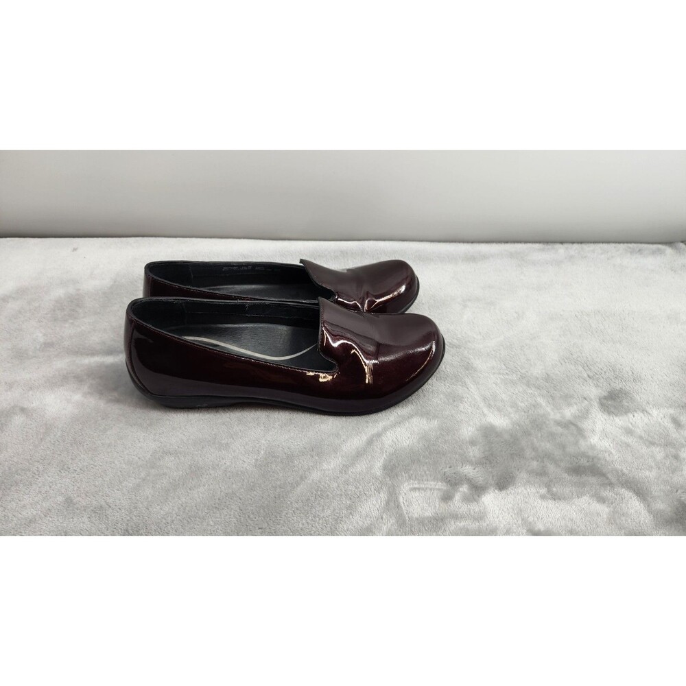 Dansko Olivia Womens Size‎ EUR 38 US 7.5/8 Red Leather Slip On Shoes